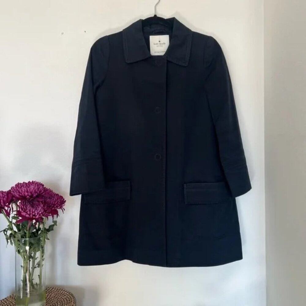 Kate Spade Navy Blue Coat